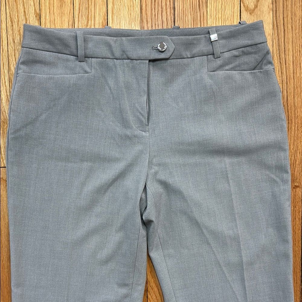 Calvin Klein Women's Trousers Gray Dress Pants with Straight Leg Women’s 6
